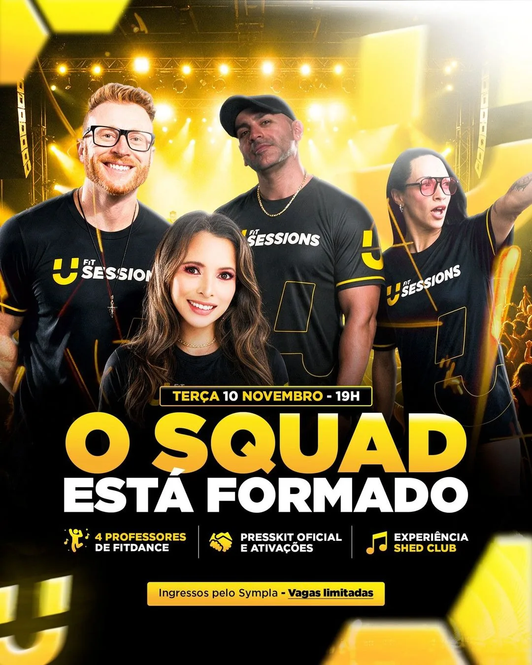 UFit Sessions volta em 10 de novembro com FitDance na Shed Club